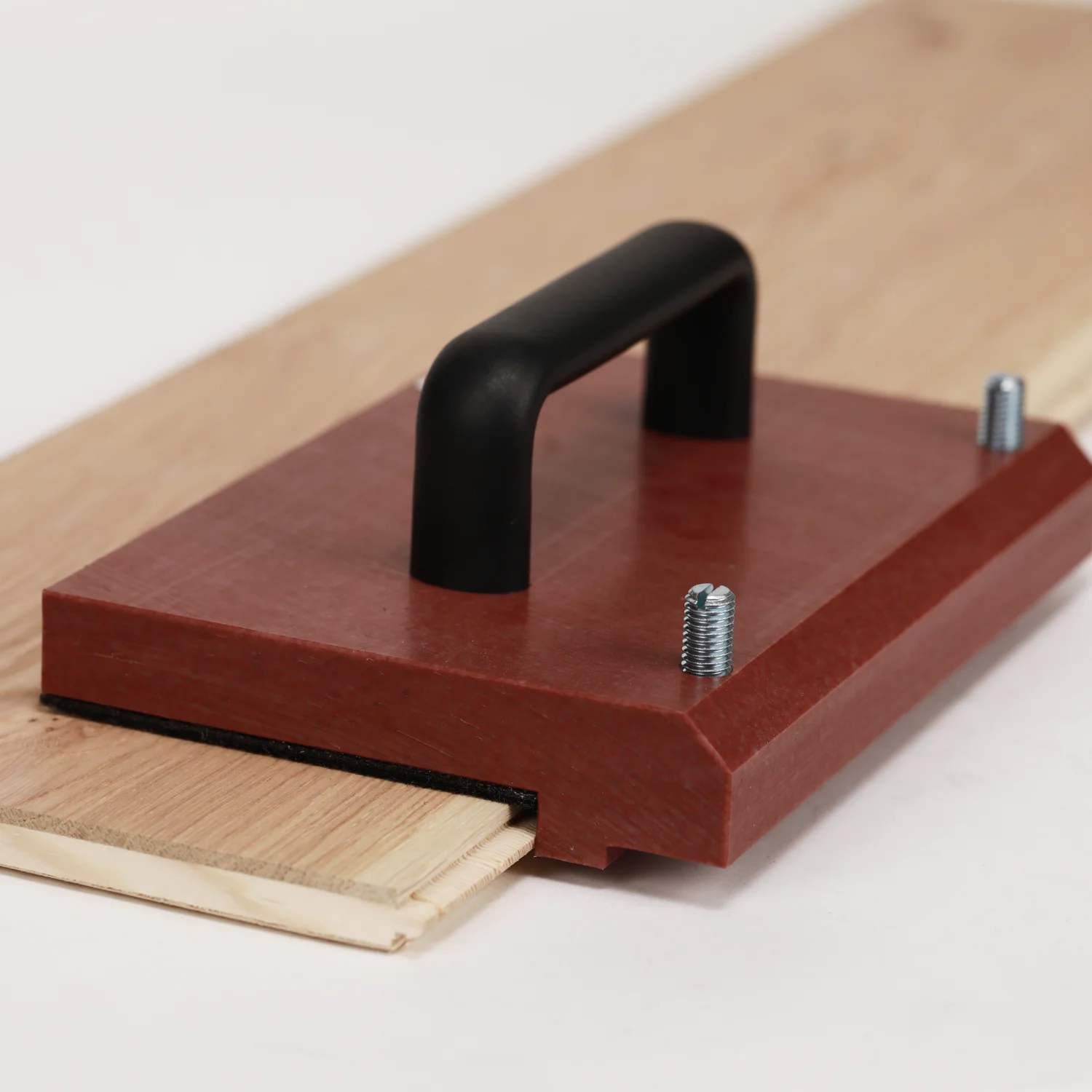 Berg & Berg Schlagklotz rot-braun mit Griff